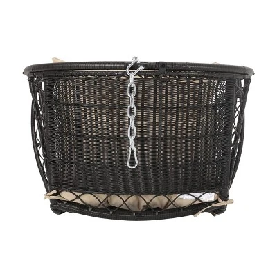 Greystone Indoor/Outdoor Wicker Hanging Chair with 8' Chain - Brown/Tan - Christopher Knight Home